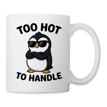 Pinguin Too Hot To Handle Sonnenbrille - Tasse - Weiß - Rechts