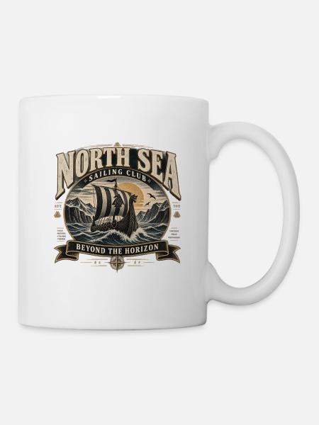 NORTH SEA SAILING CLUB – Beyond the Horizon - Tasse - Weiß