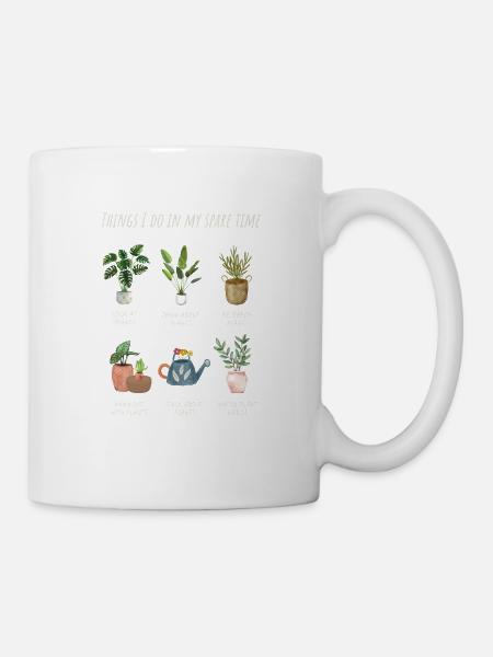ThingsIDoInMySpareTime - Tasse - Weiß