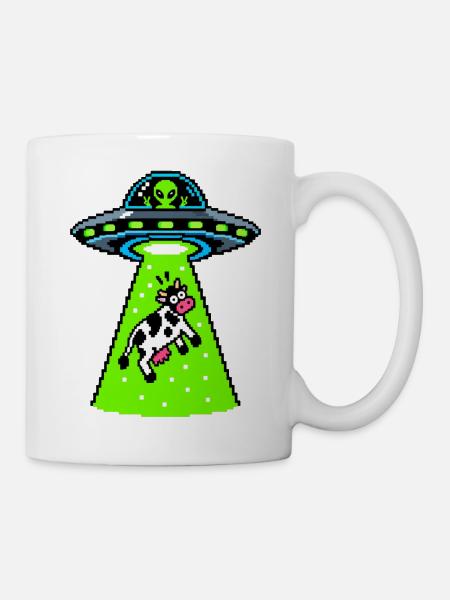 UFO - Tasse - Weiß