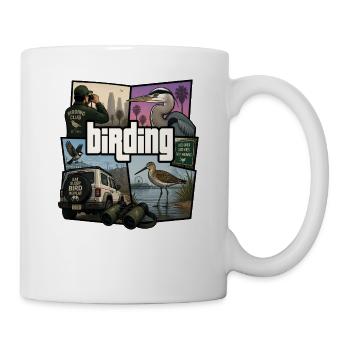 Birding – Vogelbeobachtung - Tasse - Weiß - Rechts