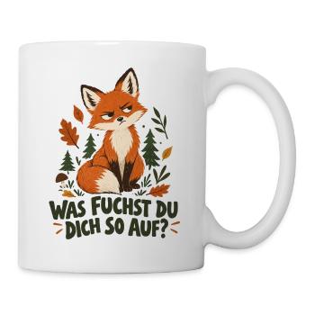Fuchs dich auf - Tasse - Weiß - Rechts