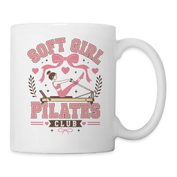  Meditation Pilates REFORMER-PRINCESS-PILATES Yoga - Tasse - Weiß - Rechts