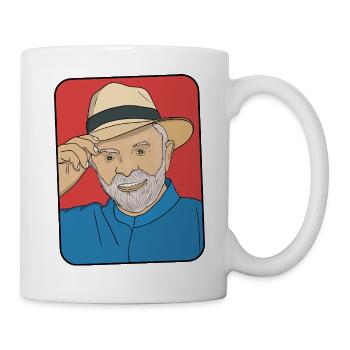 Lula da Silva Pop Art – Brasilianischer Präsident - Tasse - Weiß - Rechts