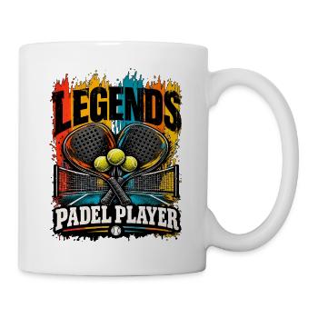 Padel Spieler | Padel Legend - Tasse - Weiß - Rechts