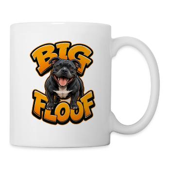 Staffordshire Bull Terrier - Tasse - Weiß - Rechts