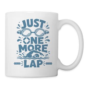 Schwimmer schwimmen Swimming-Pool Schwimm - Tasse - Weiß - Rechts