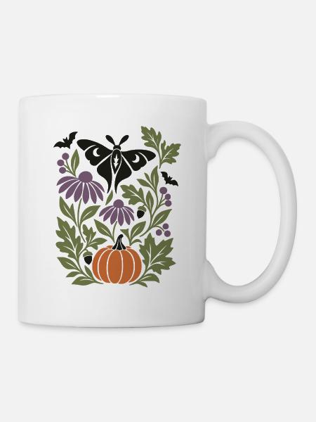 Gotische Motte - Tasse - Weiß