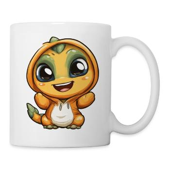 Kuscheliger Drachen  - Tasse - Weiß - Rechts
