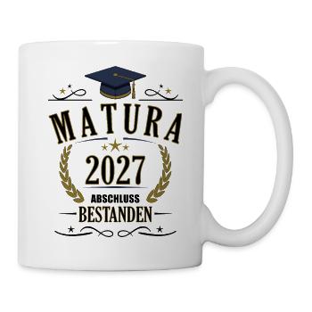 Matura 2027 - Tasse - Weiß - Rechts