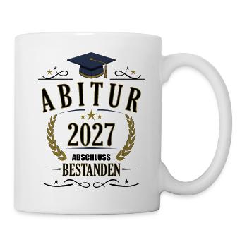 Abitur 2027 - Tasse - Weiß - Rechts