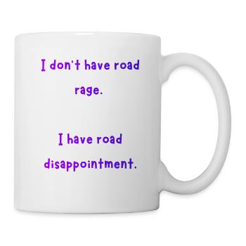 Straßenfrust Spruch Hoodie - Tasse - Weiß - Rechts