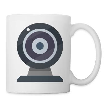 Webcam - Tasse - Weiß - Rechts