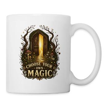 Wähle deine eigene Magie - Tasse - Weiß - Rechts