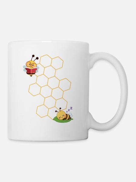 Bee - Tasse - Weiß