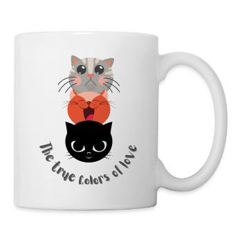 Wahre Farben der Liebe - Tasse - Weiß - Rechts