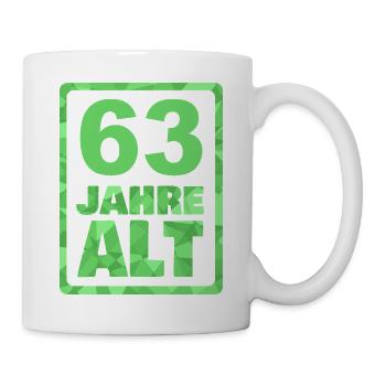 63 - Tasse - Weiß - Rechts