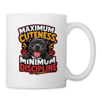 Maximale Süße, minimale Disziplin - Tasse - Weiß - Rechts