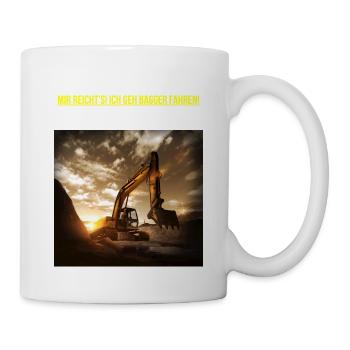 Mir reicht's! - Tasse - Weiß - Rechts