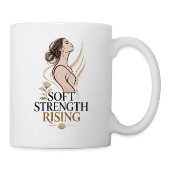 Sanfte Stärke Aufstieg - Tasse - Weiß - Rechts