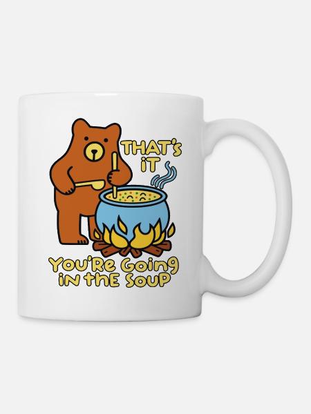 Suppenküche - Tasse - Weiß