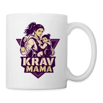 Krav Mama Kriegermama - Tasse - Weiß - Rechts