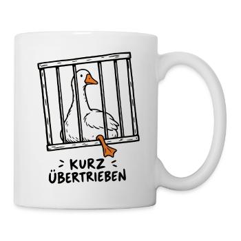 Kurz übertrieben - Tasse - Weiß - Rechts