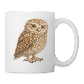 chouette chevêche - Tasse - Weiß - Rechts