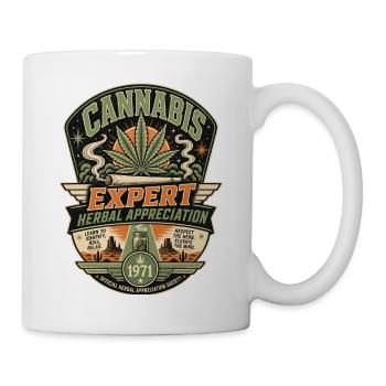 CANNABIS EXPERT - Tasse - Weiß - Rechts