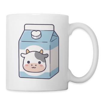 Milch - Tasse - Weiß - Rechts