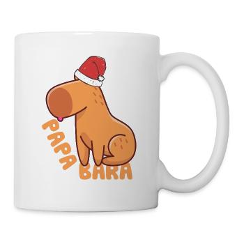 lustiges Wasserschwein Papabara t-shirt - Tasse - Weiß - Rechts