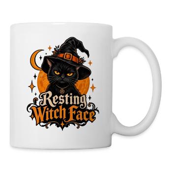 "Das ultimative "Resting Witch Face"-Design! - Tasse - Weiß - Rechts