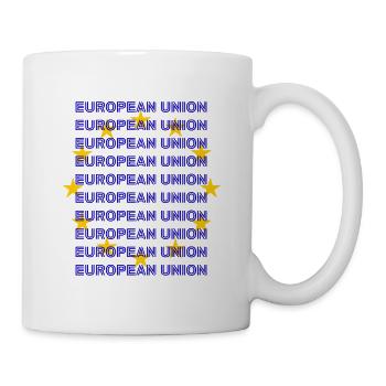 EU Flag European Union - Tasse - Weiß - Rechts
