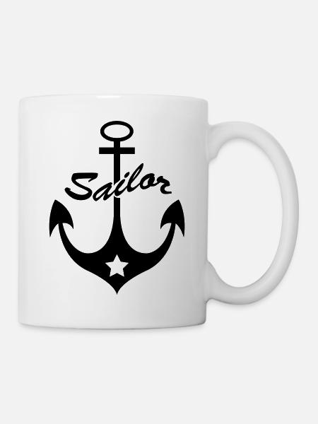 anker_wappen2 - Tasse - Weiß