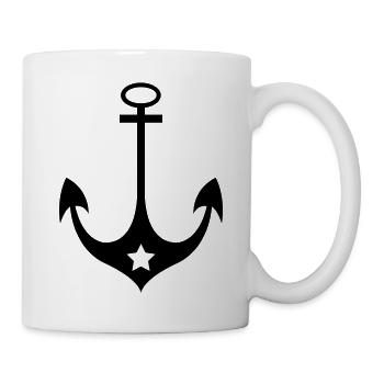 Anker - Tasse - Weiß - Rechts