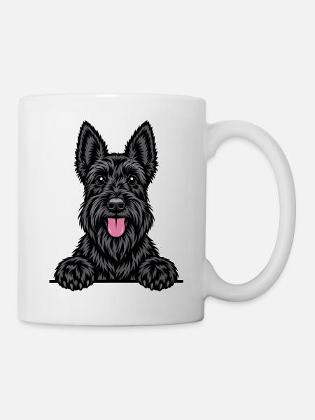 Scottish Terrier - Tasse - Weiß