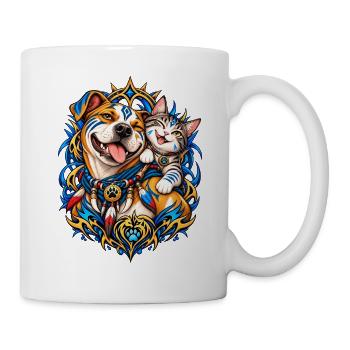 Ursprüngliche Stammes- × Haustiere - Tasse - Weiß - Rechts