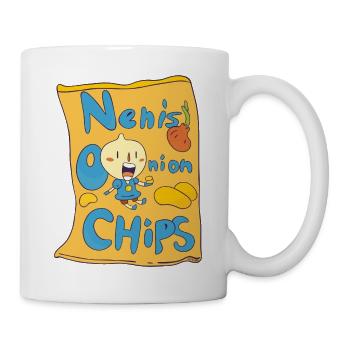 Nenis onion chips - Tasse - Weiß - Rechts