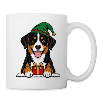Weihnachten Appenzeller Sennenhund - Tasse - Weiß - Rechts