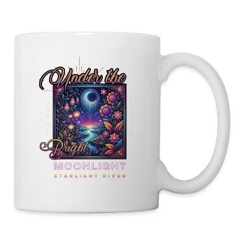 Under the Bright Moonlight Mondschein Natur - Tasse - Weiß - Rechts