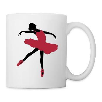 ballet girl - Mug - white - Right