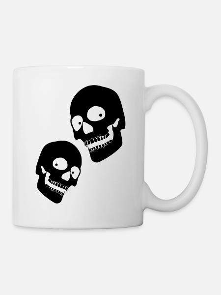 twoskulls1 - Mug blanc - blanc