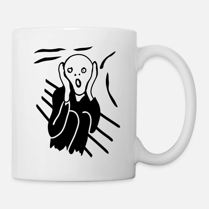 Aufschrei - Tasse - Weiß