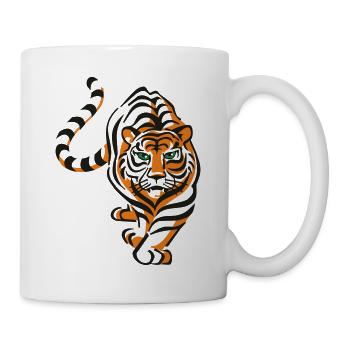 Tiger (3c) - Mug - white - Right