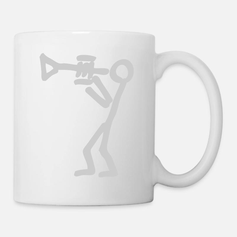 Trompeter - Tasse - Weiß