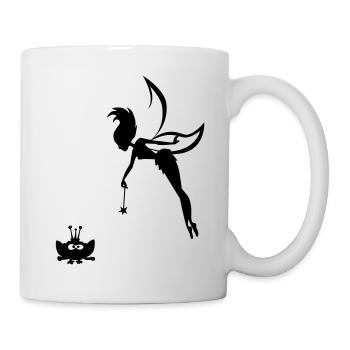 ein Wunsch frei - Tasse - Weiß - Rechts