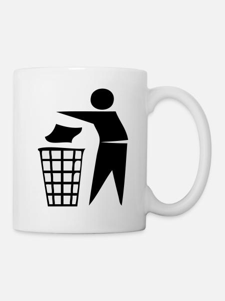 keep tidy - Tasse - Weiß