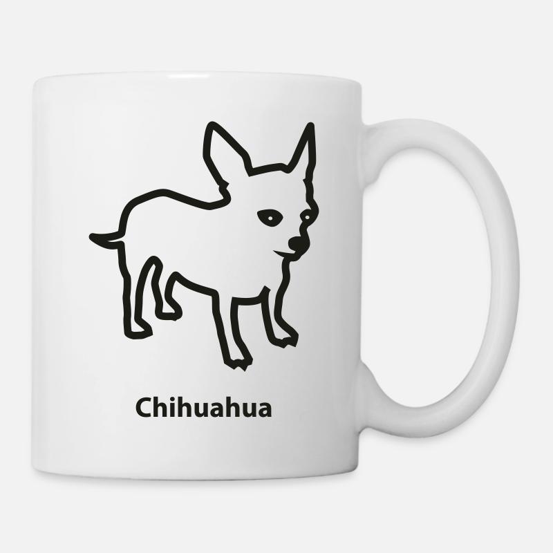 chihuahua - Tasse - Weiß