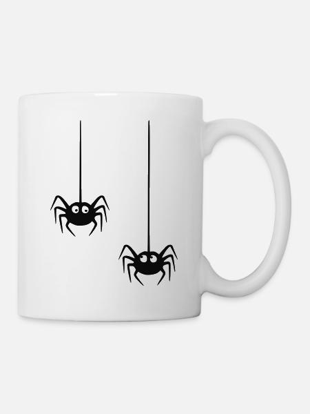 Spinne - Spider - Duo - Tasse - Weiß