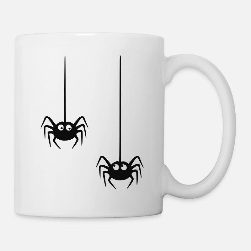 Spinne - Spider - Duo - Tasse - Weiß